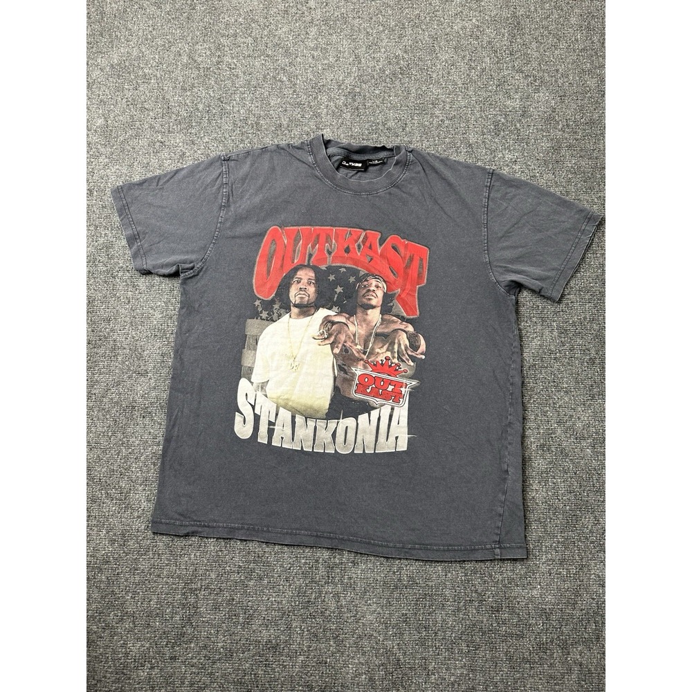 Mens Graphic Outkast Stankonia Black Short Sleeve T Shirt, Size‎ L